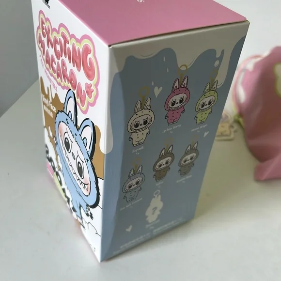 Pop Mart THE MONSTER Labubu Exciting Macaron Soymilk -  NWT - Picture 5 of 8